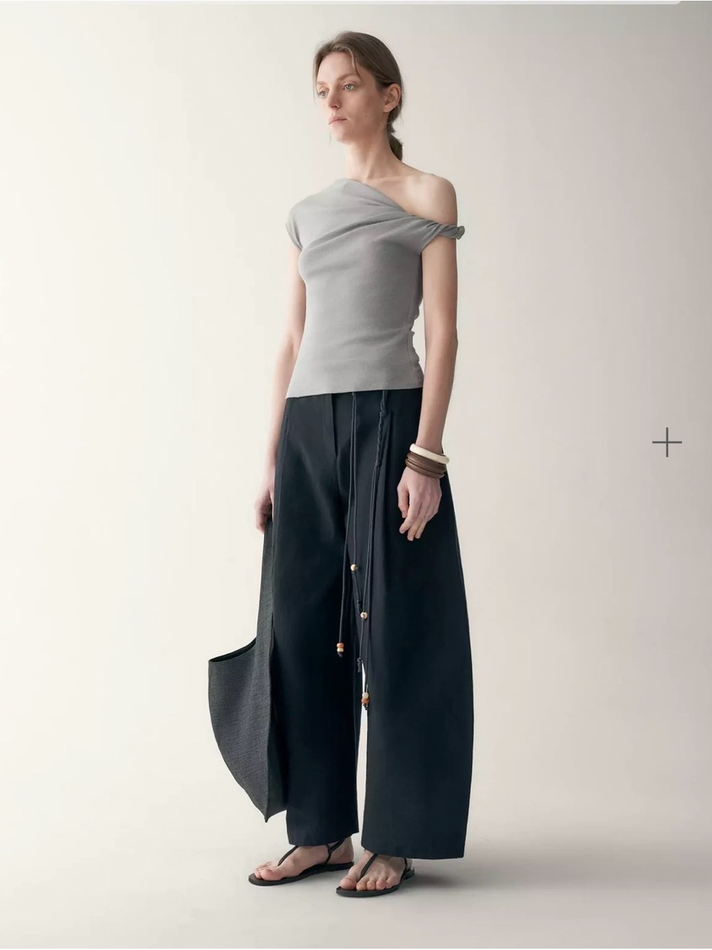 NWT Insis Femme Belted Cropped Black Pants 8